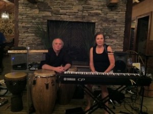 Photo of jazz musicians Christine & Elliot Spero